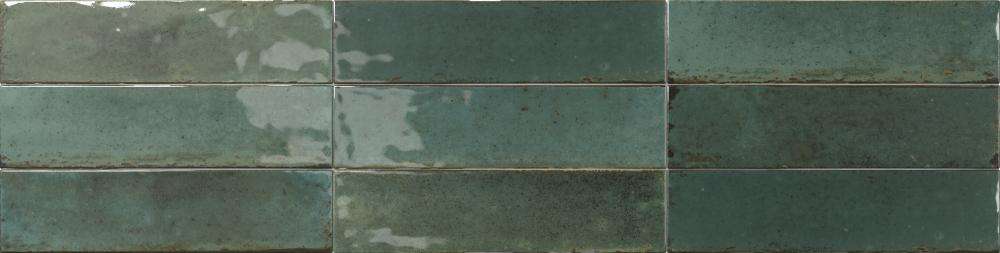 Керамическая плитка Dune Agadir Selva 188570, цвет зелёный, поверхность глянцевая, прямоугольник, 70x280