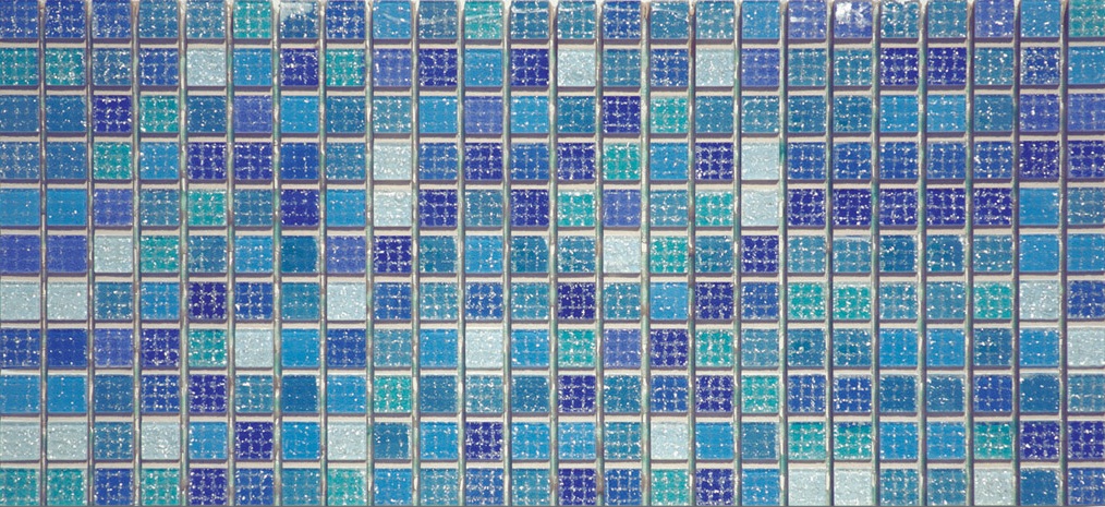 Мозаика Ker-av Brera Quadri Tex su rete Freddo KER-L421, цвет синий, поверхность глянцевая, прямоугольник, 138x300
