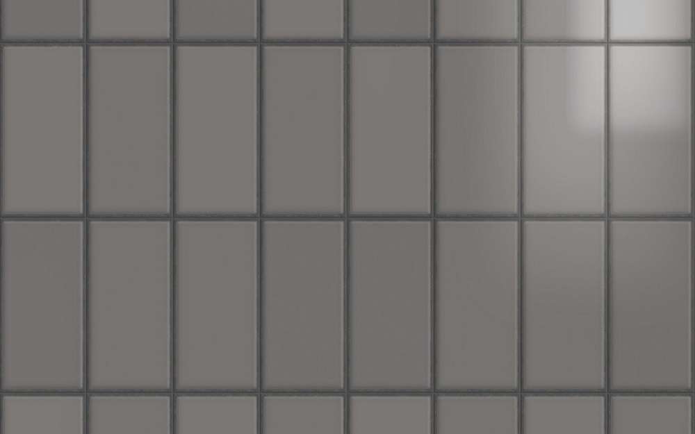 Керамическая плитка Iris Lol Grey 512013, цвет серый, поверхность глянцевая, прямоугольник, 100x200