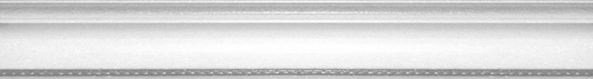 Бордюры Dual Gres Moldura London, цвет белый, поверхность глянцевая, прямоугольник, 40x300