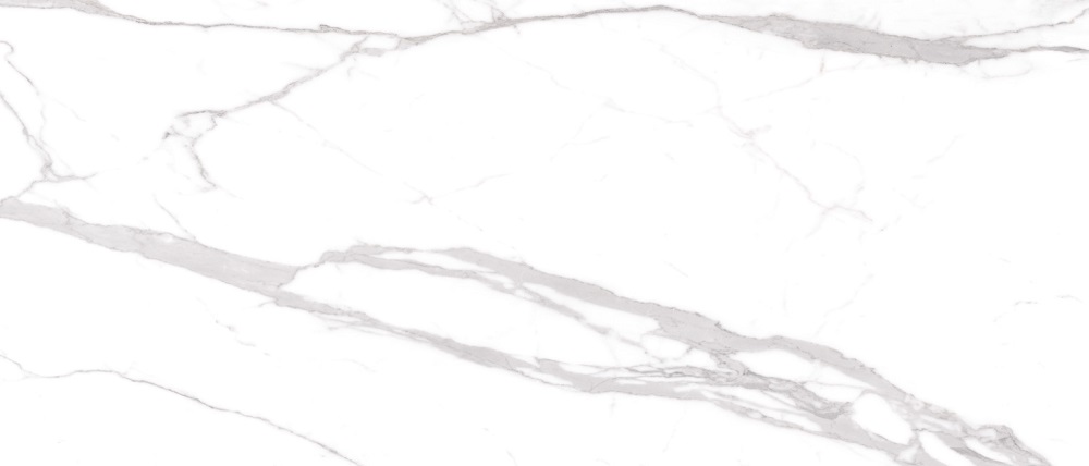 Широкоформатный керамогранит Cerdomus Omnia Statuario Matt 88897, цвет белый серый, поверхность матовая, прямоугольник, 1200x2800