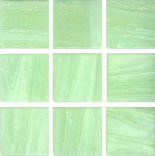 Мозаика Irida Aquarelle 20.AQ60(2), цвет зелёный, поверхность глянцевая, квадрат, 327x327