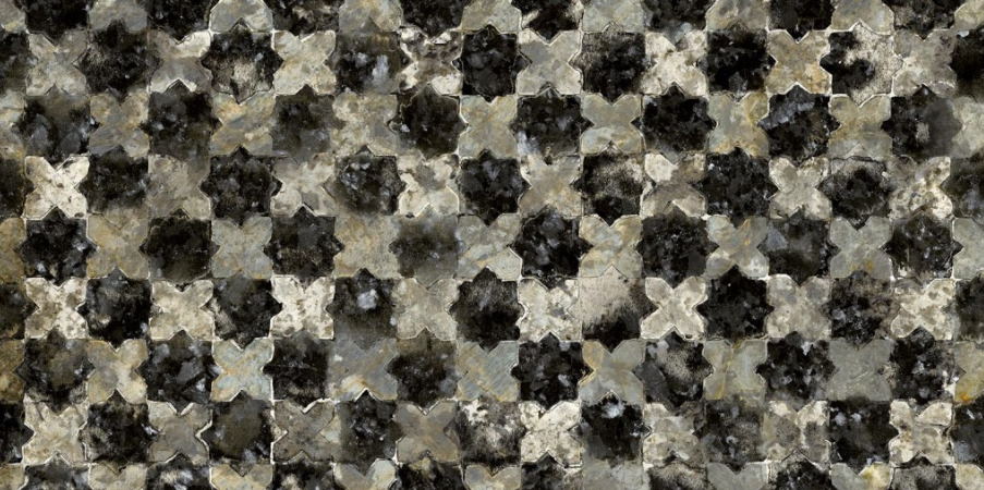 Декоративные элементы Piemme Opulence Antique Dark Lev Ret 03588, цвет чёрный тёмный, поверхность полированная, прямоугольник, 600x1200