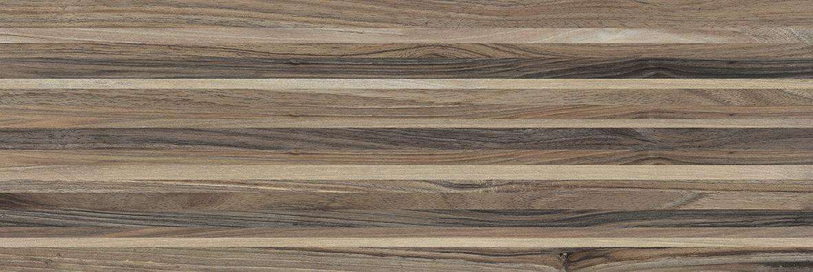 Керамическая плитка Laparet Zen Плитка настенная полоски коричневый 60030, цвет коричневый, поверхность матовая, прямоугольник, 200x600