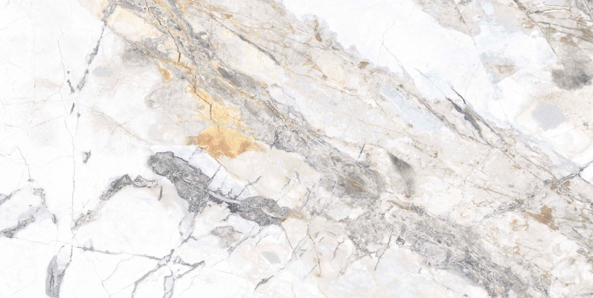 Керамогранит Aleyra Premium Marble Weiss Lap, цвет серый, поверхность лаппатированная, прямоугольник, 600x1200