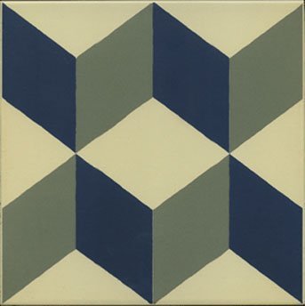 Декоративные элементы Vives 1900 Guell-1, цвет разноцветный, поверхность матовая, квадрат, 200x200