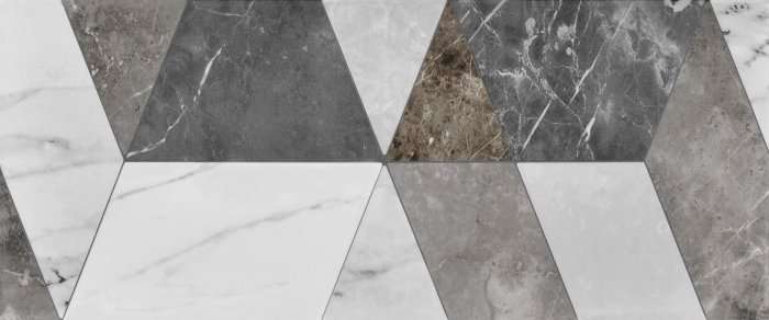 Керамическая плитка Gracia Ceramica Vinde Multi Wall 02, цвет серый, поверхность глянцевая, прямоугольник, 250x600