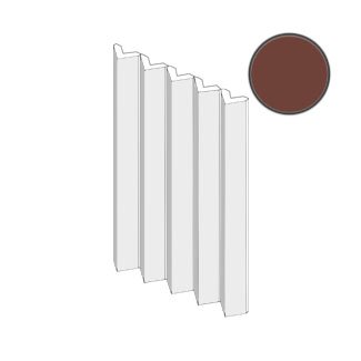 Керамическая плитка Mutina Rombini Triangle Small BORTS05, цвет бордовый, поверхность матовая, прямоугольник, 186x315