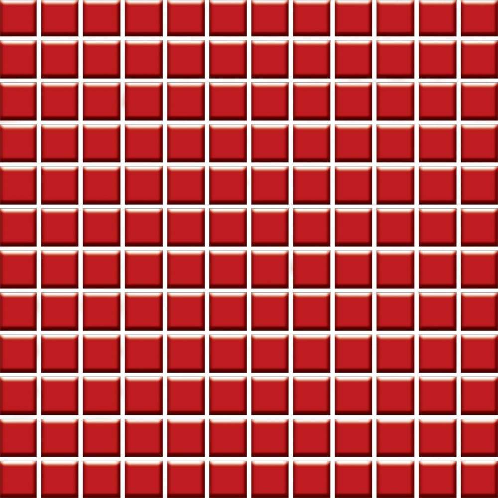 Мозаика Paradyz Altea Rosa Mozaika (2,3x2,3), цвет красный, поверхность матовая, квадрат, 298x298
