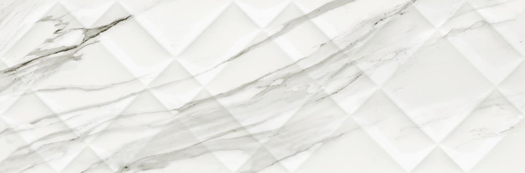 Декоративные элементы Click Calacatta Paris, цвет серый, поверхность глянцевая, прямоугольник, 330x1000