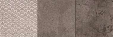 Бордюры Undefasa Narvona Decorado Aquitania Beige, цвет коричневый, поверхность матовая, прямоугольник, 250x750