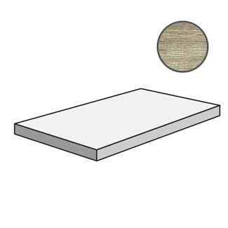 Ступени Rex Planches Miel GR. ANG. SX 756108, цвет серый, поверхность матовая, прямоугольник с капиносом, 400x1200