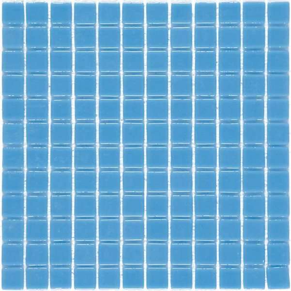 Мозаика Mosavit Monocolores Anti Azul Claro MC-203-A, цвет голубой, поверхность матовая, квадрат, 316x316