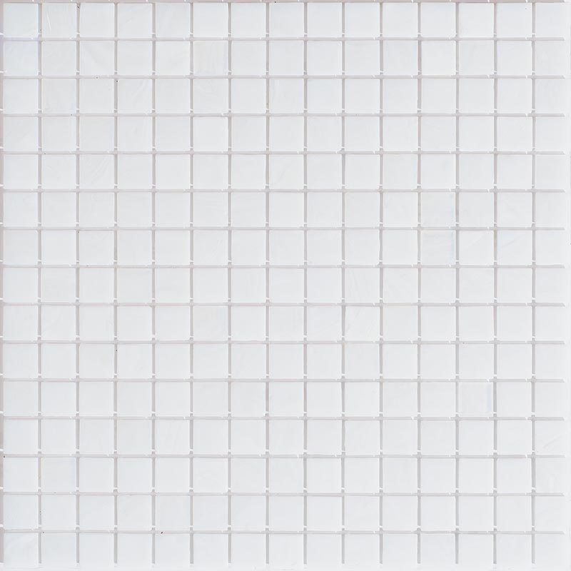 Мозаика Alma Mosaic Stella STB109, цвет белый, поверхность глянцевая, квадрат, 327x327