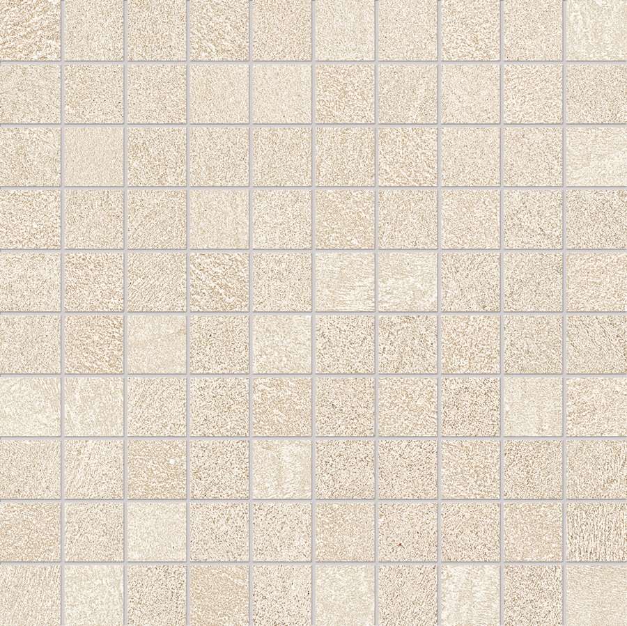 Мозаика Emilceramica (Acif) Sixty Mosaico 3X3 Sabbia Silk EKWL, цвет бежевый, поверхность матовая, квадрат, 300x300