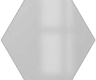 Керамическая плитка Wow Subway Lab Mini Hexa Liso Ice White Gloss 101183, цвет белый, поверхность глянцевая, шестиугольник, 150x173