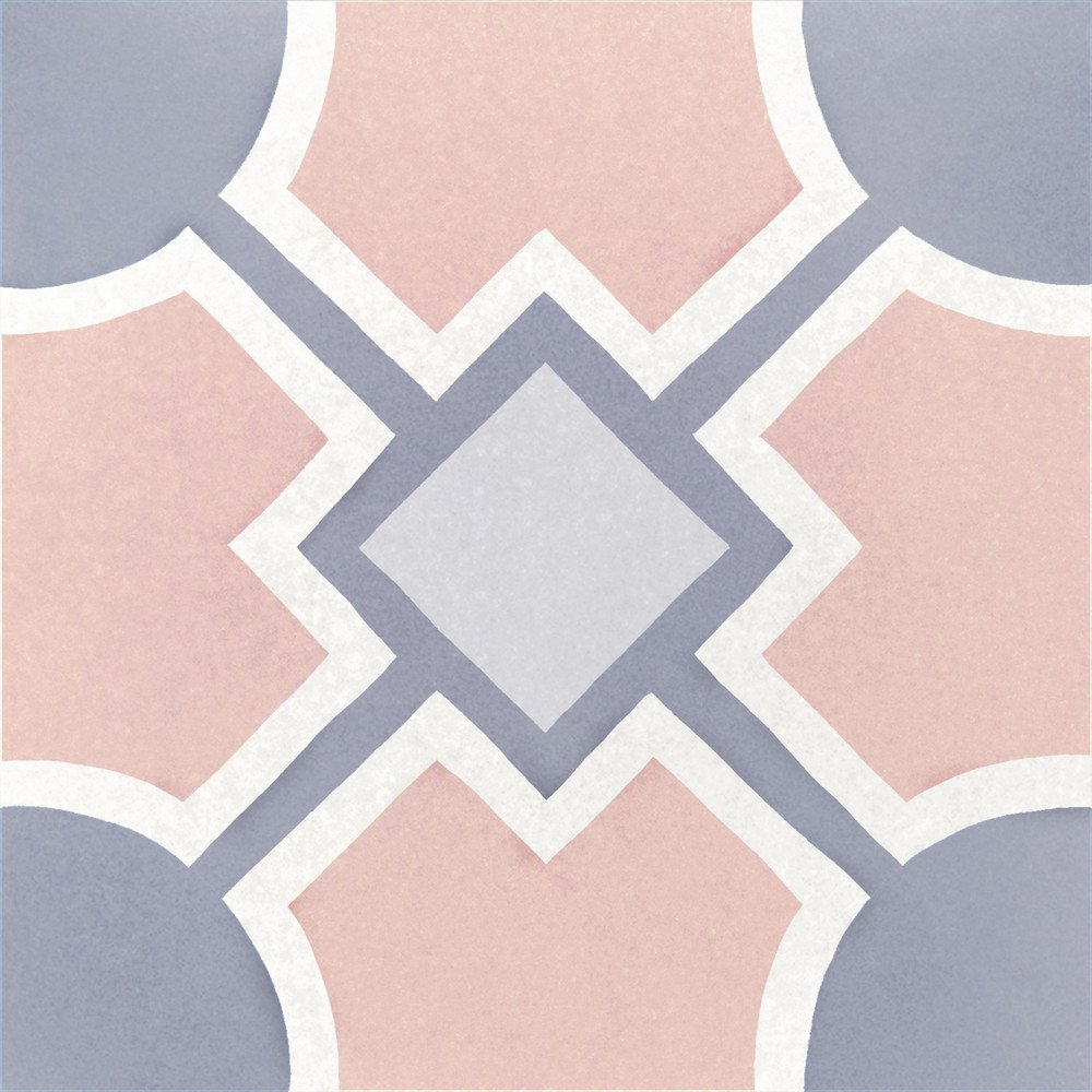 Керамогранит Equipe Caprice Solstice Pastel Deco 22110, цвет разноцветный, поверхность матовая, квадрат, 200x200