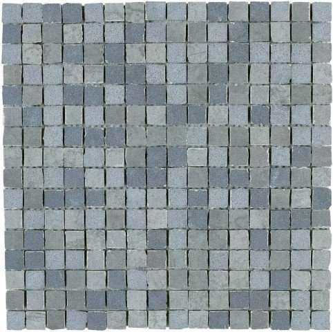 Мозаика Marazzi Italy Mineral Mosaico Silver M0MC, цвет серый, поверхность матовая, квадрат, 300x300