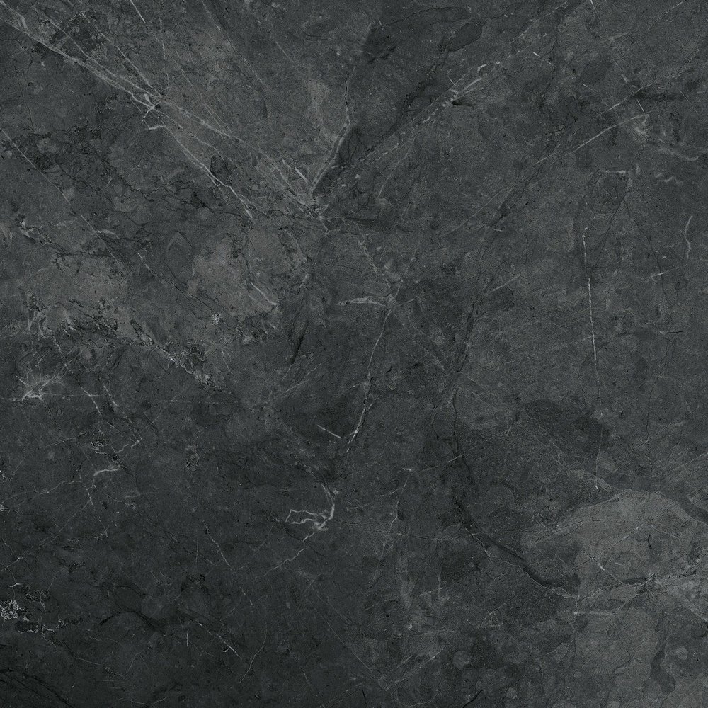 Керамогранит ABK Sensi Pietra Grey Sable Ret 1SR01700, цвет чёрный, поверхность натуральная, квадрат, 600x600