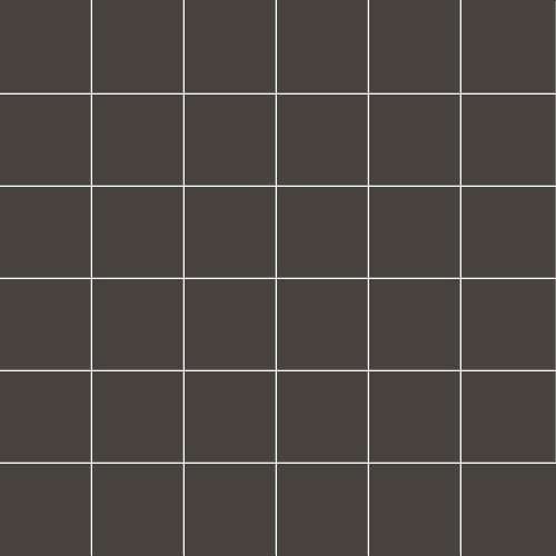 Мозаика Ce.Si Matt Fumo Rete 5x5, цвет серый, поверхность матовая, квадрат, 300x300
