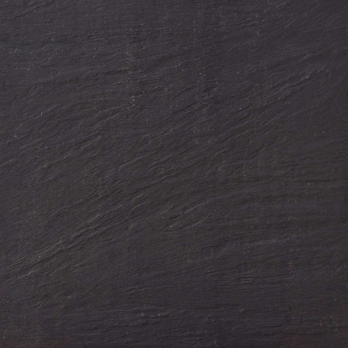 Керамогранит Terratinta Archgres Black TTAR0760SL, цвет чёрный тёмный, поверхность структурированная, квадрат, 600x600