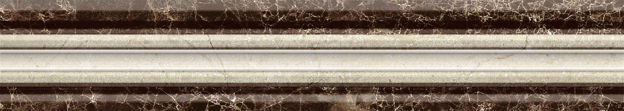 Бордюры Mayolica Moldura Versailles, цвет коричневый, поверхность глянцевая, прямоугольник, 50x280