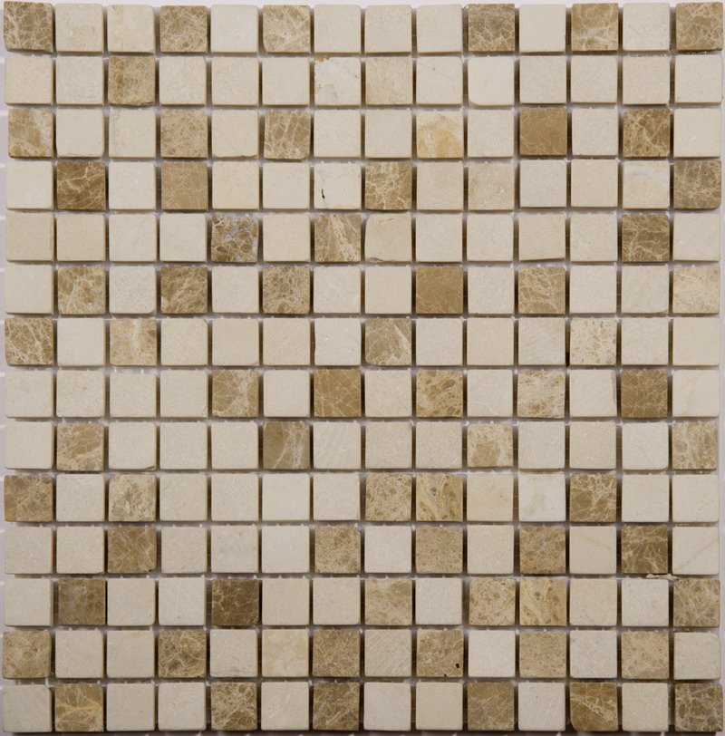 Мозаика NS Mosaic K-702, цвет бежевый, поверхность матовая, квадрат, 305x305