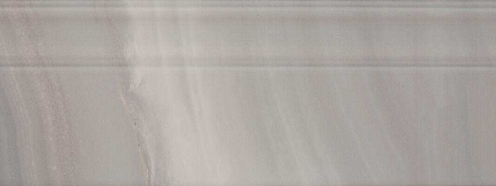 Бордюры Serra Agatha Grey Skirting&Finishing Grey, цвет серый, поверхность глянцевая, прямоугольник, 150x400