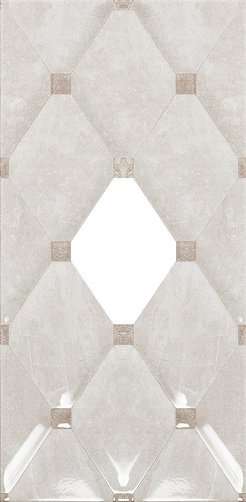 Декоративные элементы Navarti Ventana Blade Perla + Inserto, цвет серый, поверхность глянцевая, прямоугольник, 250x500