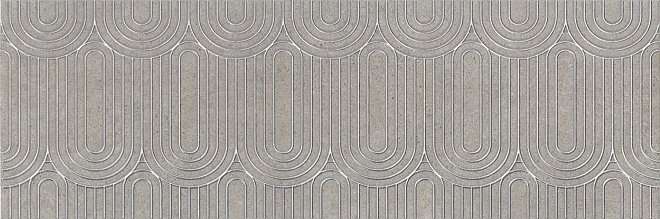 Декоративные элементы Kerama Marazzi Безана Серый Обрезной OP\B201\12137R, цвет серый, поверхность матовая, прямоугольник, 250x750