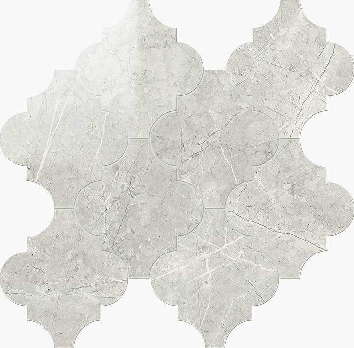 Мозаика Novabell Provenzale London Grey Lapp. IMP 116L, цвет серый, поверхность лаппатированная, прямоугольник, 300x324