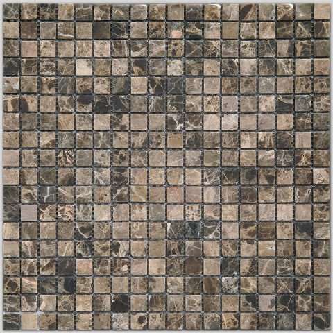 Мозаика Natural Mosaic I-Тilе (1,5X1,5) 4M022-15T, цвет коричневый, поверхность матовая, квадрат, 298x298