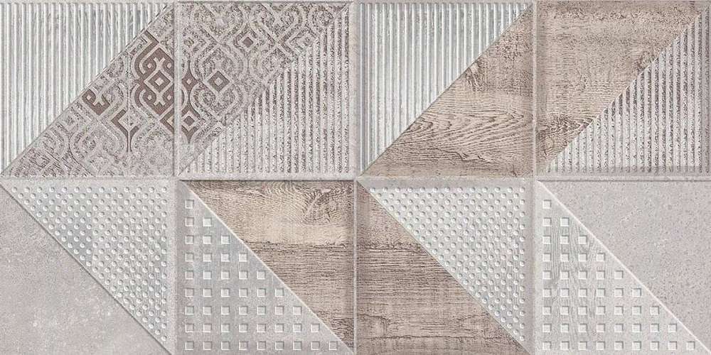 Декоративные элементы Azori Global Piazze, цвет серый коричневый, поверхность матовая, прямоугольник, 315x630