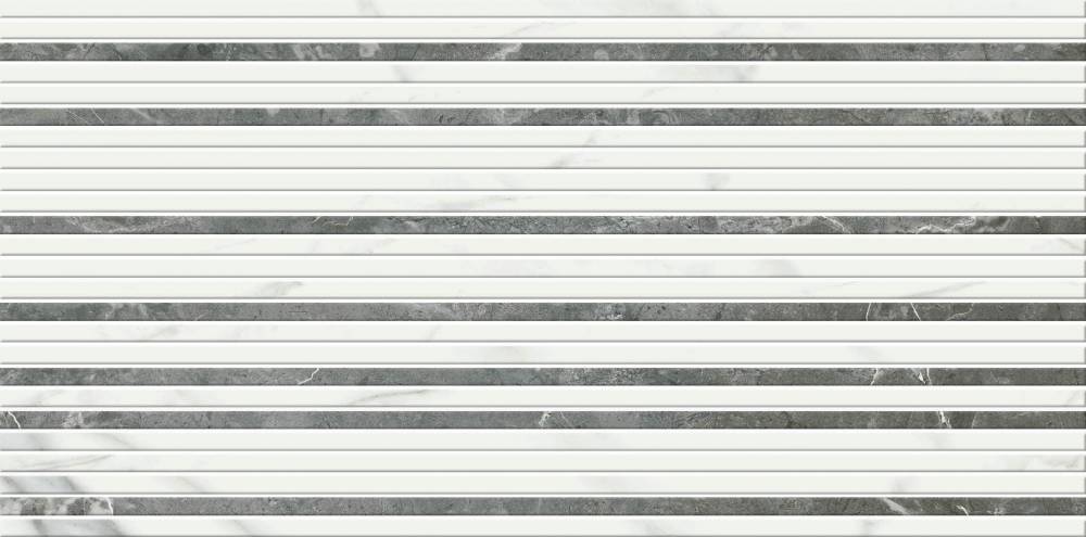 Мозаика Ricchetti Marble Boutique Mosaico Bacchette Freddo Lux Ret, цвет серый, поверхность глянцевая, прямоугольник, 296x594