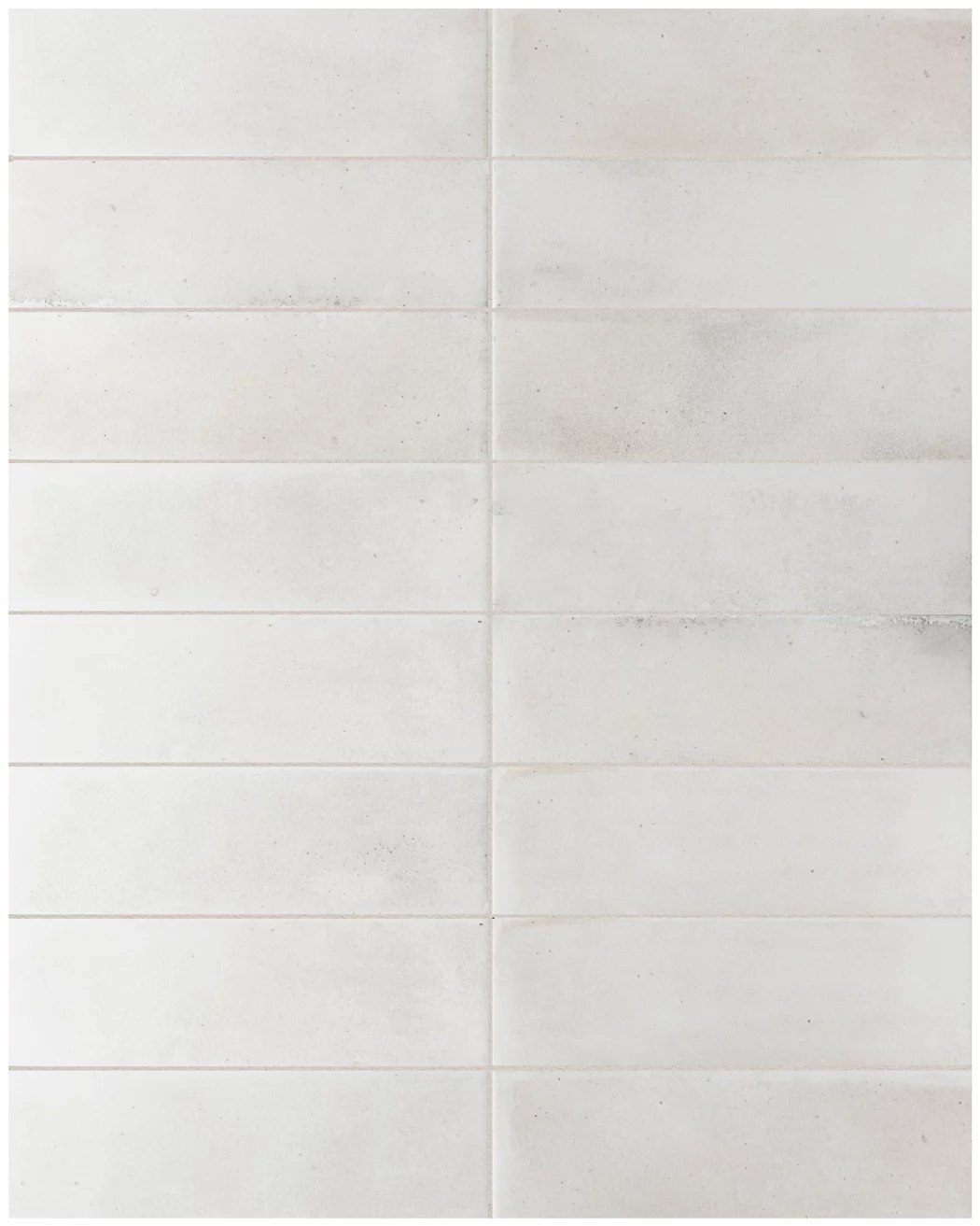 Керамогранит Equipe Raku White 30685, цвет белый, поверхность матовая, под кирпич, 60x186