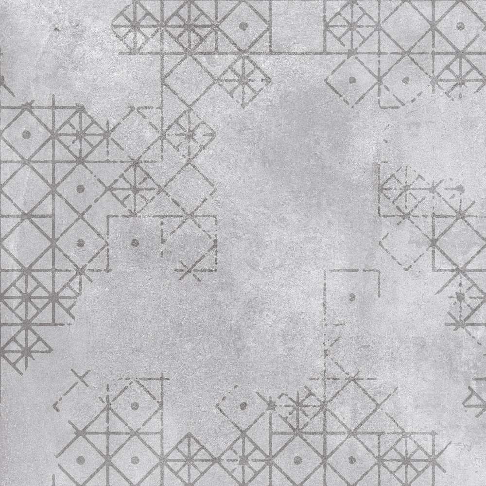 Керамогранит Peronda Motown-S/60X60/R 25569, цвет серый, поверхность матовая, квадрат, 600x600