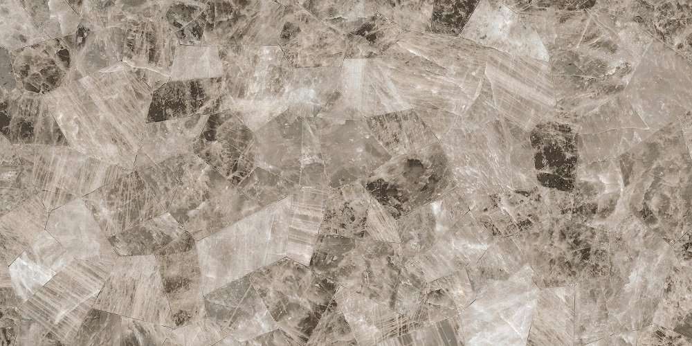 Широкоформатный керамогранит Casalgrande Padana Onici Quarzo Lucido, цвет серый, поверхность полированная, прямоугольник, 1180x2580