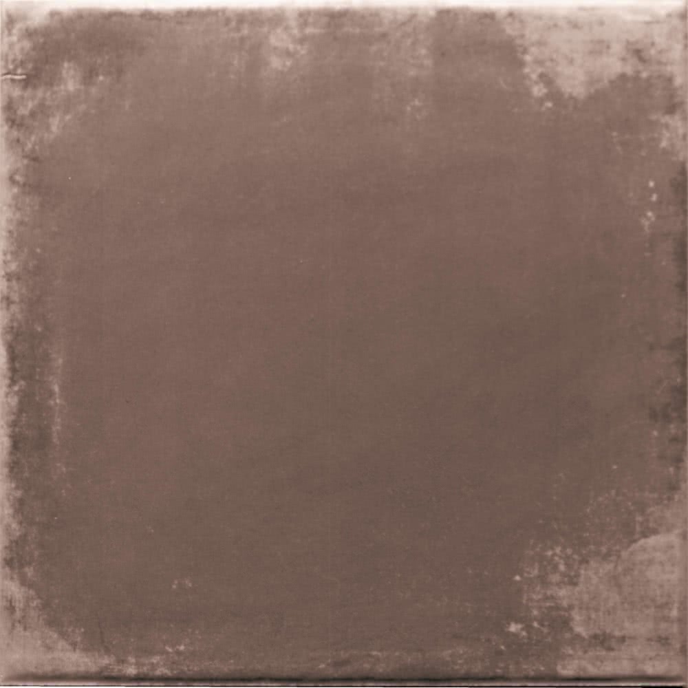 Керамическая плитка Cevica Vintage Nut, цвет коричневый тёмный, поверхность матовая, квадрат, 200x200