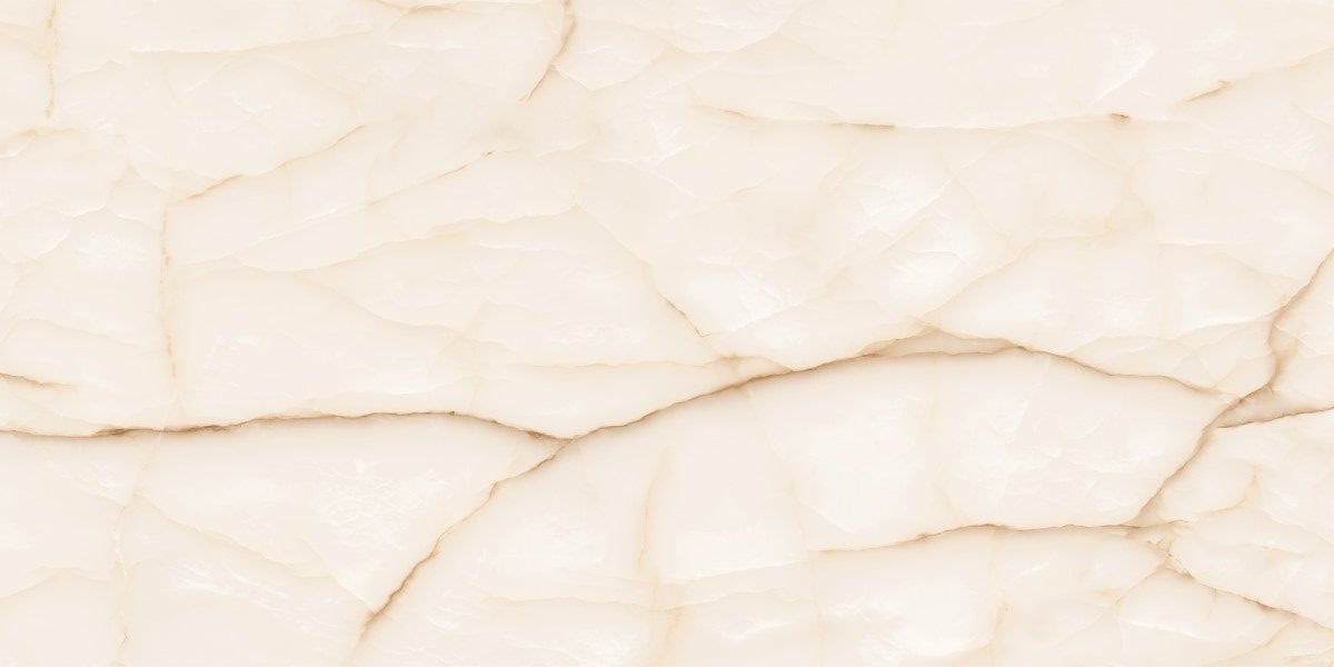 Керамогранит Decovita Onyx Leaf Sugar Effect, цвет бежевый, поверхность рельефная, прямоугольник, 600x1200