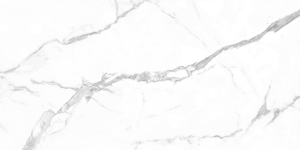 Керамогранит Eurotile Statuare 903, цвет белый серый, поверхность полированная, прямоугольник, 800x1600