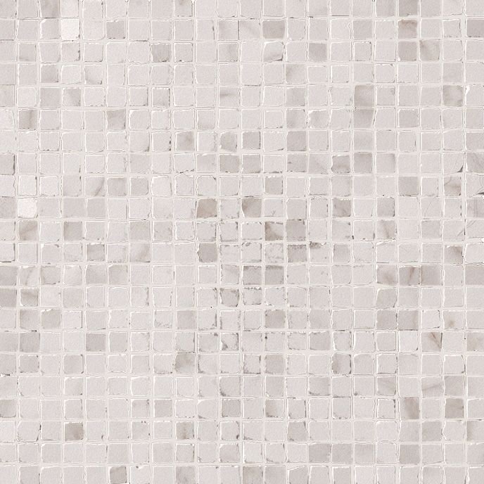 Мозаика Fap Roma Calacatta Micromosaico, цвет белый, поверхность полированная, квадрат, 300x300