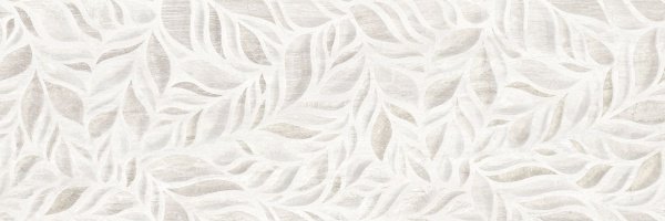 Керамическая плитка Metropol Luxury Art White Mat, цвет белый, поверхность матовая, прямоугольник, 300x900