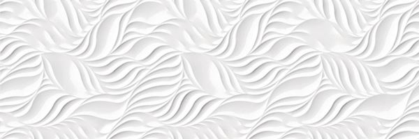 Керамическая плитка Cifre Glaciar Leaves Brillo, цвет белый, поверхность глянцевая, прямоугольник, 300x900