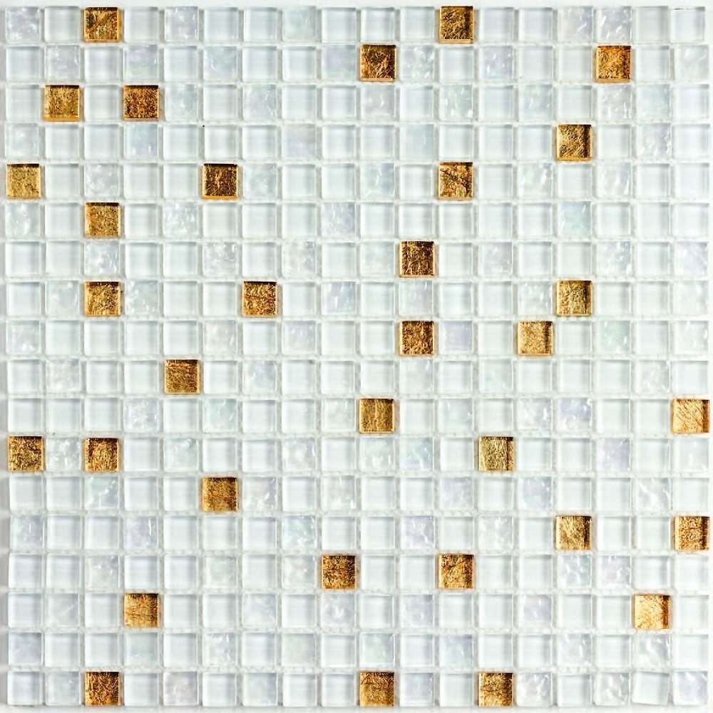 Мозаика Bonaparte Bonaparte Classik Day, цвет белый, поверхность глянцевая, квадрат, 300x300