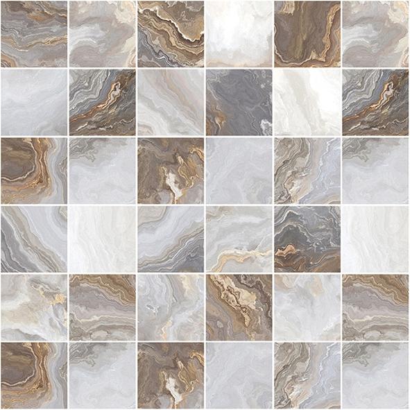 Мозаика Laparet Goldy Мозаика серый, цвет серый коричневый, поверхность полированная, квадрат, 300x300