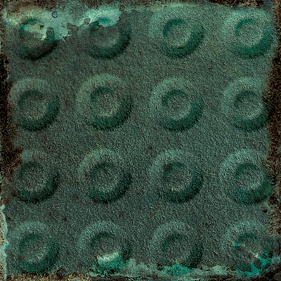 Керамогранит Vives Luca Picos Jade-B, цвет зелёный, поверхность матовая рельефная, квадрат, 200x200