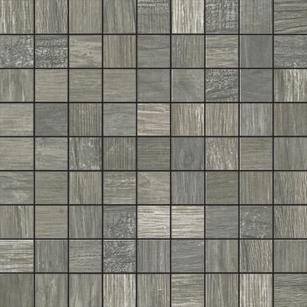 Мозаика Kronos Wood Side Kauri Mosaico 6552, цвет серый, поверхность матовая, квадрат, 300x300