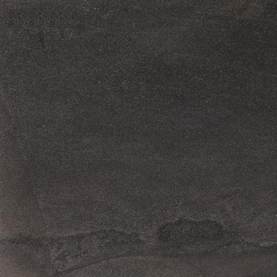 Керамогранит Ergon Stone Project Controfalda Black Naturale E1D2, цвет чёрный, поверхность натуральная, квадрат, 600x600