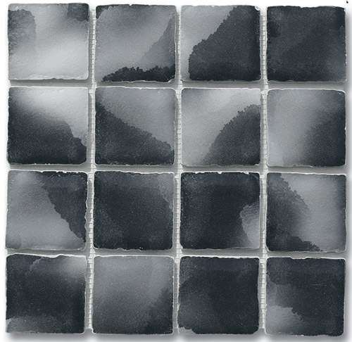 Мозаика Ker-av Frammenti&Riflessi Pirite su Rete (7,5X7,5) KER-9002, цвет серый, поверхность глянцевая, квадрат, 300x300