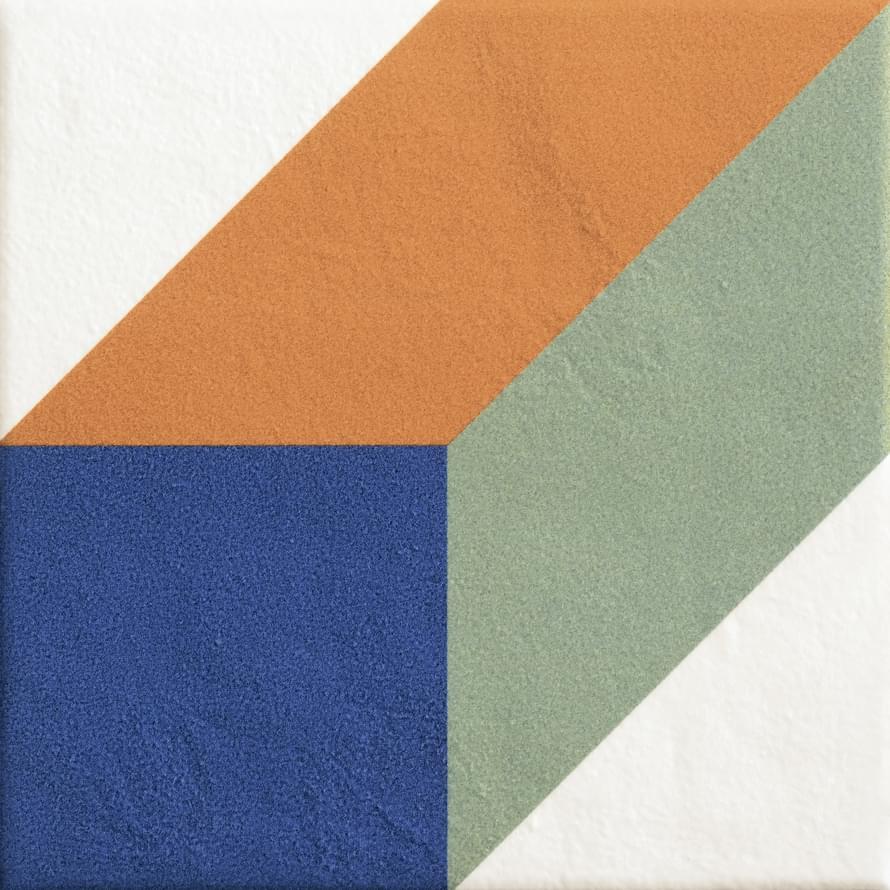 Декоративные элементы Mutina Margherita Kite White Ndm61, цвет разноцветный, поверхность матовая, квадрат, 205x205
